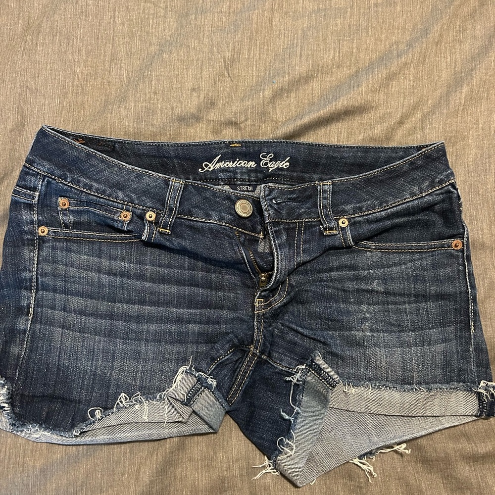 American Eagle Outfitters Dark Wash Jean Shorts